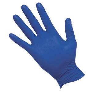 Guantes DE TRABAJO recubiertos de nitrilo Guantes azules de nitrilo Guantes de nitrilo - Product Image 1