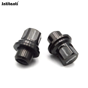 Écrous de roue <span class=keywords><strong>antivol</strong></span> Jntitanti en titane Gr.5 Ti-6Al-4V de couleur noire avec clé en titane pour <span class=keywords><strong>Land</strong></span> <span class=keywords><strong>Rover</strong></span> M14x1.5mm - Product Image 6