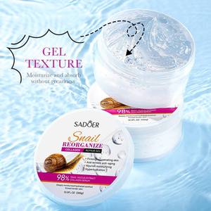 SADOER 300g 10.5OZ <span class=keywords><strong>Gel</strong></span> de collagène à la <span class=keywords><strong>bave</strong></span> <span class=keywords><strong>d</strong></span>'<span class=keywords><strong>escargot</strong></span> Apaisant Confort Hydratant Nourrissant pour les soins quotidiens de la peau du visage - Product Image 4