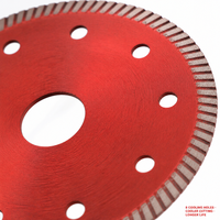 Disque de coupe diamanté ultra-mince turbo à pressage à chaud OEM pour grossistes, idéal pour la découpe de carreaux grand format et de porcelaine, pour les projets de rénovation