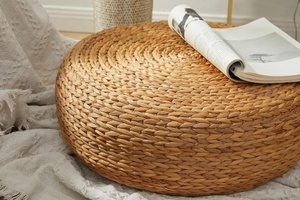 Vietrustic-cojín Tejido estilo Vintage para el suelo, cojín de Jacinto para el agua, o masaje para meditación, hecho en Vietnam - Product Image 3