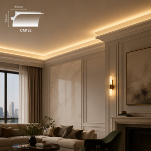 Moulures de <span class=keywords><strong>plafond</strong></span> en mousse de polystyrène <span class=keywords><strong>LED</strong></span> modernes, nouvelle arrivée, éclairage décoratif pour la décoration intérieure d'hôtel - Product Image 6