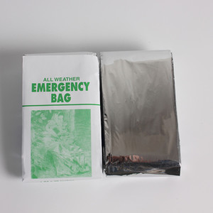 Bolsa de Emergencia para Todo Clima, Manta de Supervivencia Impermeable de Aluminio y PE para 1 Persona, Uso en Exteriores - Product Image 1