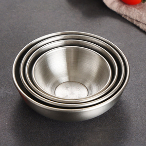Ciotoline Rotonde Dorate in Acciaio Inossidabile per Salse e Condimenti, Ideali per Antipasti, Salsa di Soia e Sushi - Vendita all'Ingrosso - Product Image 3