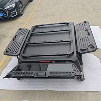 Auvent robuste pour BYD Shark 6 Double Cabine 3 portes à ailes de mouette, toit rigide en aluminium avec rails intégrés
