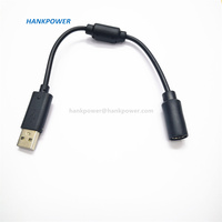 Câble adaptateur USB vers manette filaire de haute qualité pour manette Xbox 360, accessoires de jeu