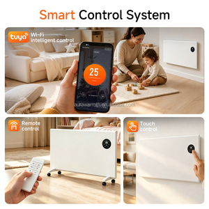 Riscaldatore a Infrarossi OEM CE, <span class=keywords><strong>Riscaldamento</strong></span> <span class=keywords><strong>Elettrico</strong></span> a Convezione con Protezione da Surriscaldamento, Controllo Touch/Remoto/App, Stufa per Ambienti Invernali - Product Image 4