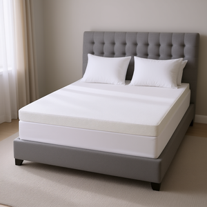 Cubrecolchón de Espuma Viscoelástica de 4 Pulgadas de Grosor, Queen/King, Terapia de Enfriamiento, Fibra de Poliéster, Sólido, para Todas las Estaciones, para Cama de Hospital - Product Image 2