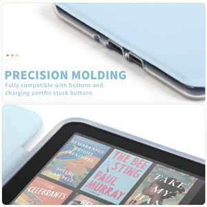 Funda Protectora de Acrílico para <span class=keywords><strong>Kindle</strong></span> 2024, con Reposamanos, TPU Resistente a Caídas, Transparente, Suave, Ligera y Delgada - Product Image 3