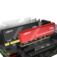 Carte adaptateur OEM Jeyi M.2 NVMe vers PCIe 4.0 X16 avec dissipateur thermique en aluminium pour Samsung 980 PRO/970 EVO SSD Produits de commande en gros Stock