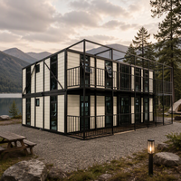 Maison conteneur modulaire pliable respirante, épaisseur standard/épaissie, pour dortoir, logement, usage domestique, garantie 1 an, disponible en ligne