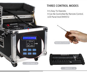 特殊効果機器リモコンDMX660Wフライトケース付きスモークフォグヘイズマシン - Product Image 4