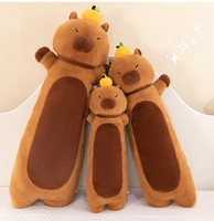 Oreiller en peluche Capybara, long coussin pour dormir, repose-jambes, vente en gros.