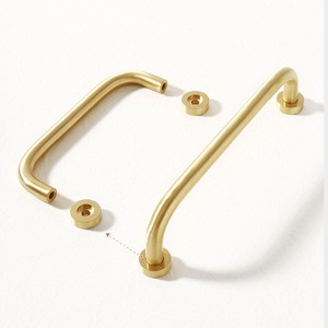 Nhà Sản Xuất Thiết Kế Hiện Đại Rắn Brass Xử Lý Kéo Tủ Bếp Tủ Quần Áo Ngăn Kéo Brass Xử Lý - Product Image 3