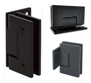 Cao cấp chải Nickel Vienna tấm ngắn tắm bản lề cho phòng tắm hiện đại - Product Image 5