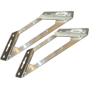 Support d'angle multifonctionnel en acier inoxydable Wansheng, épaissi, pour meubles, étagères, connecteur de cadre, fixation 3 côtés - Product Image 1