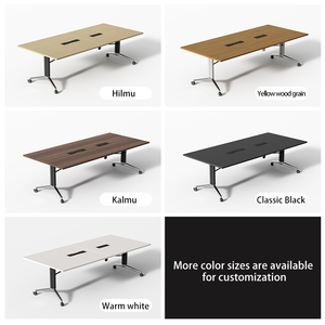 Bàn hội nghị và đào tạo gấp di động hiện đại thuận tiện cho việc học tập, nội thất văn phòng và bàn hội nghị - Product Image 6