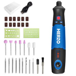HERZO 600W 220V 전기 유선 앵글 그라인더 슬라이드 스위치 가변 속도(10000-31000rpm) 6/8mm US 플러그 50Hz DIY 샌딩 - Product Image 2