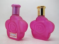 Botol Parfum Kaca Kosong 55ml Warna Oranye Mawar Mewah untuk Wanita dari Produsen