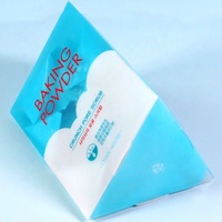 Boîte pliante transparente de cosmétique de beauté givrée en PP de forme de Triangle