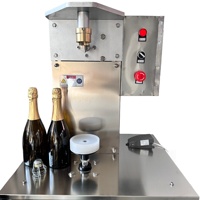 Machine de bouchage semi-automatique pour bouteilles de champagne et de vin mousseux, bouchon de liège, machine de bouchage, scellant de bouchon de bouteille