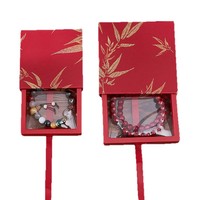 Nouvelle boîte d'emballage de bijoux rectangulaire de style chinois en film PE anti-oxydation haut de gamme pour bracelets, lunettes et montres Modèle 06