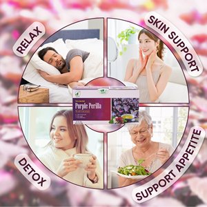 Heart Health Purple Perilla <b>Tea</b> Organic Leaves from Vietnam <b>Tea</b> Bag Convenient for Consumers - Product Image 2