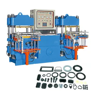 Hydraulic Hot Press Machine for making car rubber part / rubber cap molding machinery/ Plate Vulcanizer