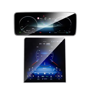 Adatto per 23 schermi di navigazione Mercedes Benz GLC con modifica del film temperato, pellicola interna in vetro temperato nano - Product Image 1