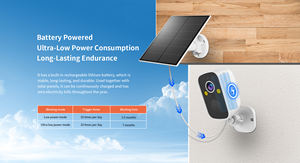 2K High-Definition 4G Full Netcom Op Zonne-Energie Ingebouwde Oplaadbare Batterij 4G Kleurencamera Op Zonne-Energie Bg55 - Product Image 4