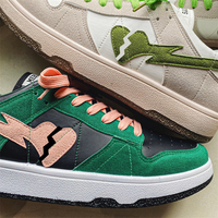 Sneakers personnalisées de marque, en daim de haute qualité, en cuir véritable, décontractées, personnalisées, coupe basse, chaussures de basket-ball pour hommes, chaussures de skate