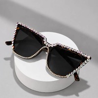 Lunettes de soleil en moissanite de qualité supérieure, monture légère et élégante effet miroir, idéales pour le shopping, la plage et le quotidien – En promotion