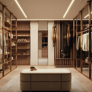 Luxury Custom Walk-In <strong>Closet</strong>, Modern Design, Ultimate Space <strong>Utilization</strong> - Product Image 1