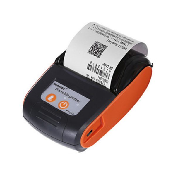 Portable Mini Thermal Receipt POS Printer Wireless BT 58mm Ink-Free Invoice for Retail Business Compatible with IOS Android PC