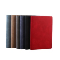 Cahier de notes personnalisé en peau de mouton synthétique en cuir PU végétalien souple simple Papier recyclé Couverture flexible A5 Haut de gamme Livre ligné