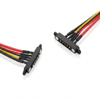 Conector Magnético de 5 Pines y 5A, Interfaz SPI I2C UART, Pin Pogo N52 Chapado en Oro de 2.54mm, 20000 Ciclos, para Hogar Inteligente, Automoción y Medicina