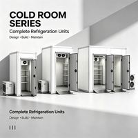 0~5 ° Chambre froide C Walk-In avec unité de compresseur Copeland, montage rapide et facile pour la conservation des fruits et légumes