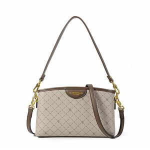 Sac fourre-tout en cuir vintage à bandoulière pour femme, nouveau design haut de gamme, imprimé, avec broderie décorative et doubles poignées, vente en gros - Product Image 6