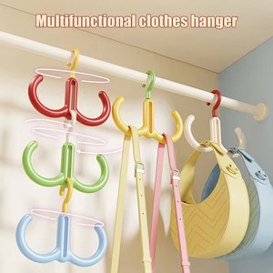 Dopamin Hook syal dasi rak tampilan multifungsi gantungan baju rak syal kamar tidur dapat diputar - Product Image 6