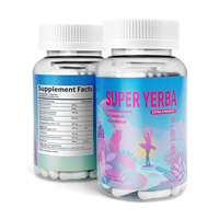 Capsules de thé Yerba Mate en gros OEM, sans OGM, extrait de Yerba Mate pour adultes, énergie propre, endurance mentale, soutien immunitaire