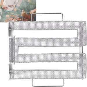 נירוסטה ידידותית לסביבה צורה גנרטור עשן קר עבור תיבת smoker עבור דגי סלמון אוניברסלי גומחות - Product Image 3