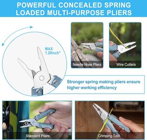 <span class=keywords><strong>Nextool</strong></span> W2 Metric Thép Không Gỉ Multitool Kìm Pocket Knife Tập Tin Bits Set Nylon Vỏ Bọc Cho Đi Xe Đạp Bảo Trì Hộ Gia Đình - Product Image 3