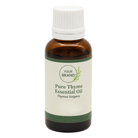 Huile essentielle de thym biologique pour la croissance des cheveux - Extrait de feuilles de Thymus vulgaris 100% pur et naturel |   Qualité thérapeutique, en vrac 1 kg