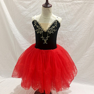 Robes de ballet HIPPO KIDS Performance, bleu, rose, noir, <span class=keywords><strong>rouge</strong></span>, tutu <span class=keywords><strong>classique</strong></span> professionnel, <span class=keywords><strong>justaucorps</strong></span>, vêtements de <span class=keywords><strong>danse</strong></span> - Product Image 5