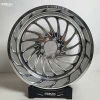 Jantes forgées personnalisées chromées FANXI 26x16 6x5.5 pour Chevrolet Silverado 24x14 8x170 pour Ford F250 20x10 5x127 pour Jeep Wrangler