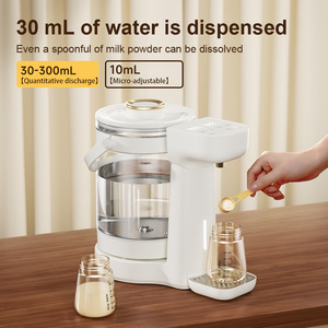 Preparador de Leche de Fórmula para Bebés con Control de Temperatura de 72 Horas 45-100 ° Dispensador de Agua Caliente Ajustable de 30-300 ml con Luz Nocturna - Product Image 4