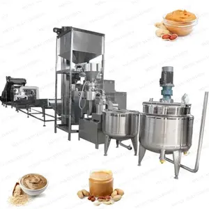 CE Approved Peanut Butter Maker Production Line Peanut Butter Making Machine For Sale