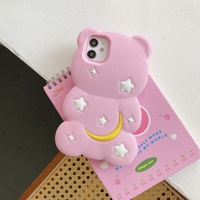 Funda de Teléfono de Silicona Suave con Diseño de Oso Xingyue para Apple 15Promax 14/Iphone13 12 Modelo para Mujer y Hombre Hecha de TPU