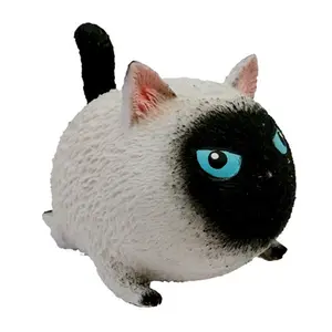 減圧ベント怒っているシミュレーション猫スクイーズおもちゃミニスクイーズアニマルスクイーズモチスクイーズ動物ストレスリリーフフィジェットおもちゃ