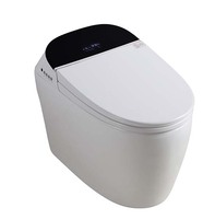 Empolo Toilette intelligente de luxe moderne en céramique automatique avec bidet, forme allongée